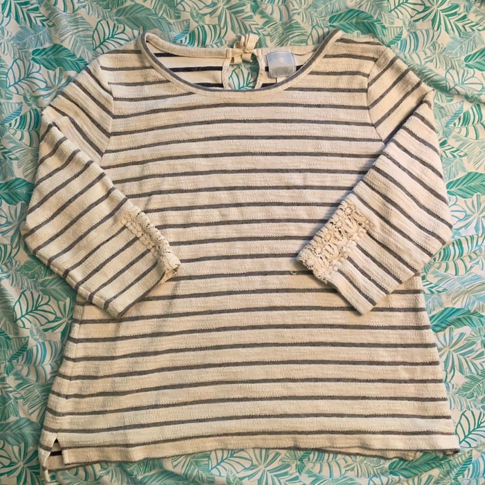 Sunday Womens Knit Top Sailor Stripes